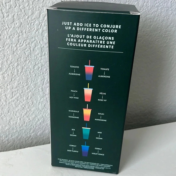 NIB Starbucks Color Changing Reusable Cold Cups - Picture 2 of 4